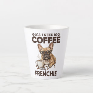 Taza De Café Latte Café Bulldog Francés Frenchie Perro