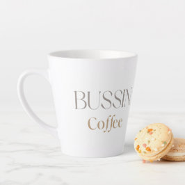 Taza De Café Latte Café Bussin para Amantes de la Cafeína de Moda