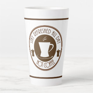 Taza De Café Latte Café caliente refrescado