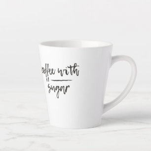Taza De Café Latte Café con azúcar