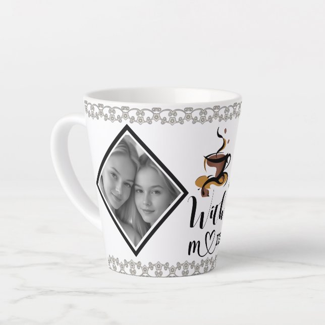 Taza De Café Latte Café con mamá (Ángulo izquierdo)