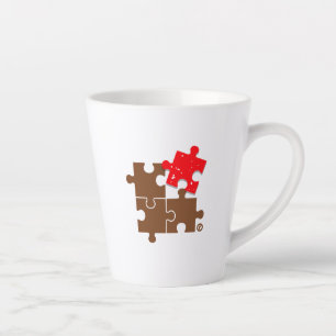Taza De Café Latte Café Conexiones 12oz Latte Mug - Inverso