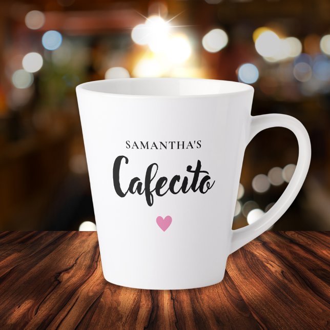 Taza De Café Latte Café Cute Cafecito Latte Mug Personalizado (Subido por el creador)