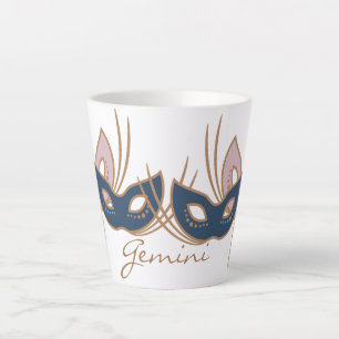 Taza De Café Latte Café de Cine Gemini Zodiac Boho Mug