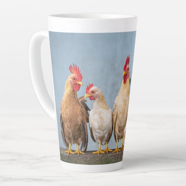 Taza De Café Latte Café de pollo (Ángulo izquierdo)
