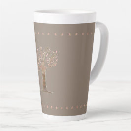 Taza De Café Latte Café decorativo alto