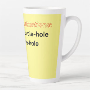 Taza De Café Latte Café instructivo humorístico