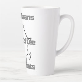 Taza De Café Latte Café negro