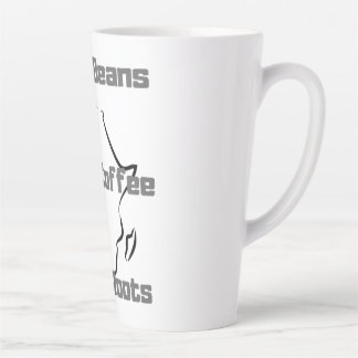 Taza De Café Latte Café negro