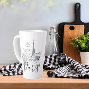 Taza De Café Latte Café París