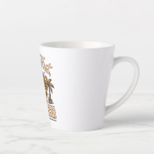 Taza De Café Latte Café Primero, Trabajo Después – Potenciado por Caf