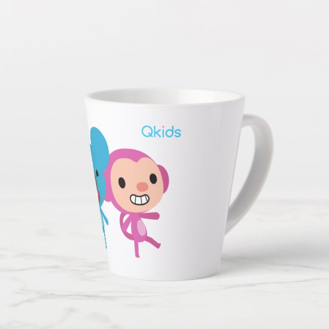 Taza De Café Latte Café Qkids Mug (Ángulo derecho)