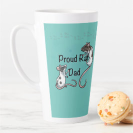 Taza De Café Latte Café Rat Dad Mug