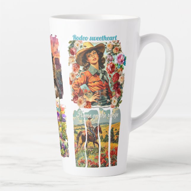 Taza De Café Latte café vaquera  (Derecha)