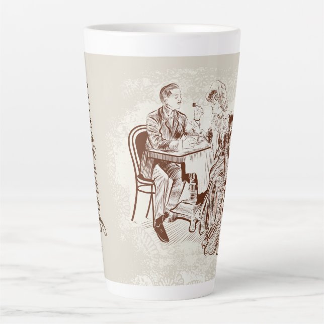 Taza De Café Latte café y amor (Anverso)