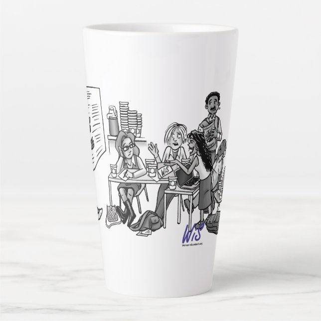 Taza De Café Latte Café y té WiS Mug (Anverso)