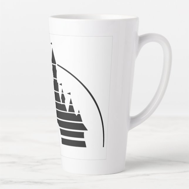 Taza De Café Latte Cafetería Elaboración de Ofertas - Café Mugs hasta (Derecha)