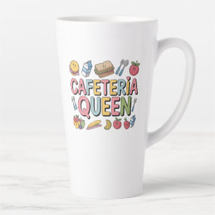 Taza De Café Latte Cafetería Reina