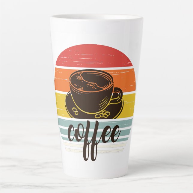 Taza De Café Latte Caffè Latte -  Milchtasse (Anverso)