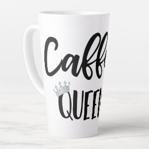 TAZA DE CAFÉ LATTE CAFFEINE QUEEN MUG