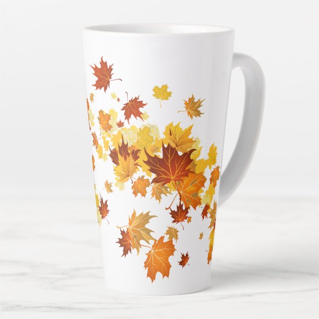 Taza De Café Latte Caída Sale Latte Mug (Ángulo derecho)