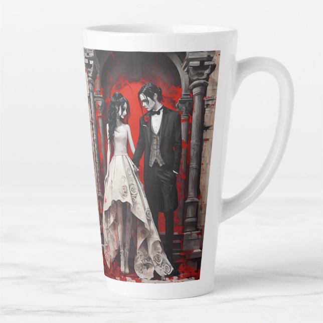 Taza De Café Latte caja para vino (Derecha)