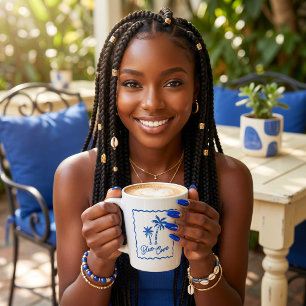 Taza De Café Latte Cala Azul