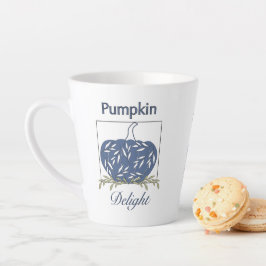 Taza De Café Latte Calabaza En Luz - Esplandor De Calabaza