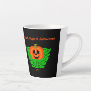 Taza De Café Latte Calabaza mágica de Halloween Pequeña Mug Latte