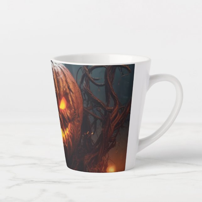Taza De Café Latte Calabaza malvada (Derecha)