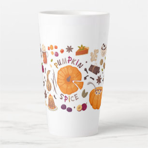 Taza De Café Latte Calabaza picante latte Mug