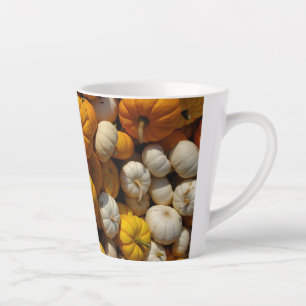 Taza De Café Latte Calabazas