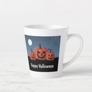 Taza De Café Latte Calabazas Halloween