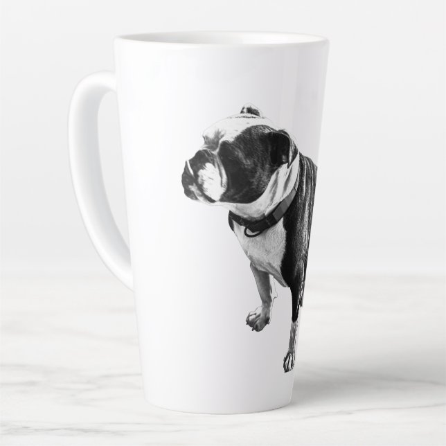Taza De Café Latte Calidez mientras se espera (Ángulo izquierdo)