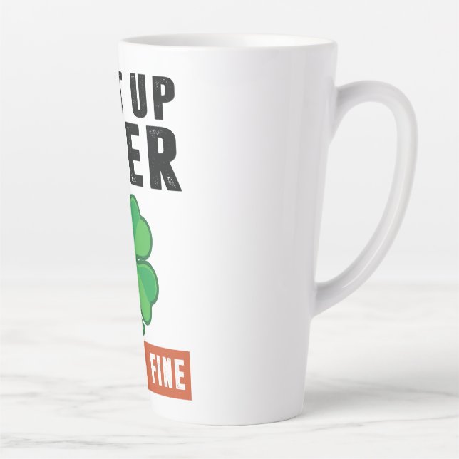 Taza De Café Latte Cállate el hígado (Derecha)