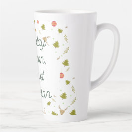 Taza De Café Latte Calm Winter Mug – Cozy Minimal Design