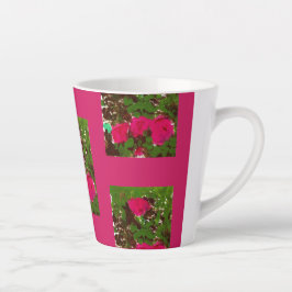 Taza De Café Latte Cama de Rosas 
