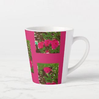 Taza De Café Latte Cama de Rosas