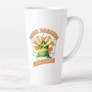 Taza De Café Latte Camaleón Gruñón Divertido Humor Matutino