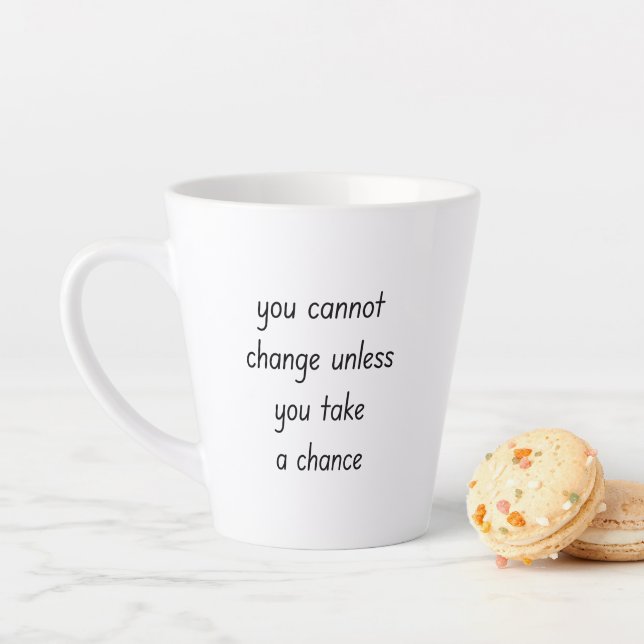 Taza De Café Latte Cambiar latte mug (In situ)