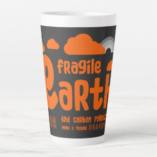 Taza De Café Latte Cambio climático Contaminación por carbono Cam