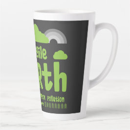 Taza De Café Latte Cambio climático | Contaminación por carbono | Cam