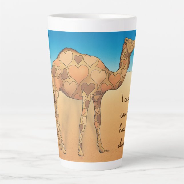 Taza De Café Latte Camelflouge (Anverso)