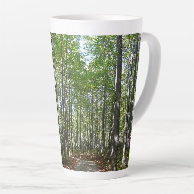 Taza De Café Latte Camino Maderado Centenario II Ellicott City Maryla (Ángulo derecho)
