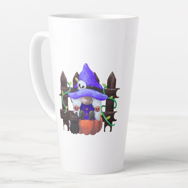 Taza De Café Latte Camisas Tee, Camisetas, Camisetas Ghost De Mamá, (Ángulo izquierdo)