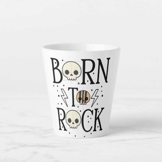 Taza De Café Latte Camiseta (Anverso)