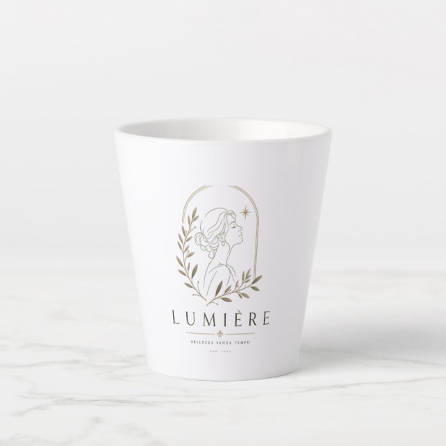 Taza De Café Latte Camiseta (Anverso)
