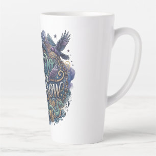 Taza De Café Latte Camiseta con el lema audaz 'No Sembramos'