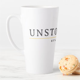 Taza De Café Latte Camiseta de cita minimalista IMPARABLE