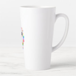 Taza De Café Latte Camiseta de Halloween con foto de fantasma lindo p